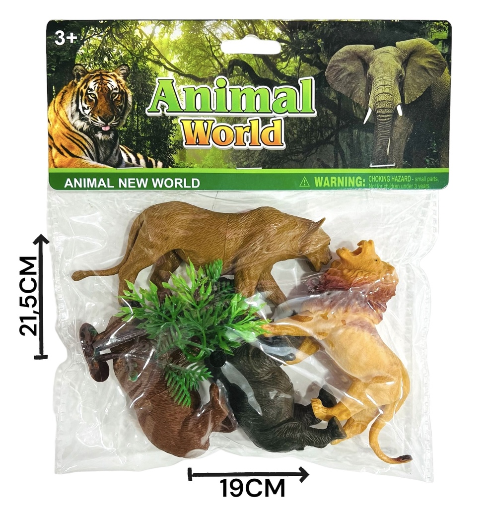 612027 Set Animales De Selva Bolsa Hw23029277