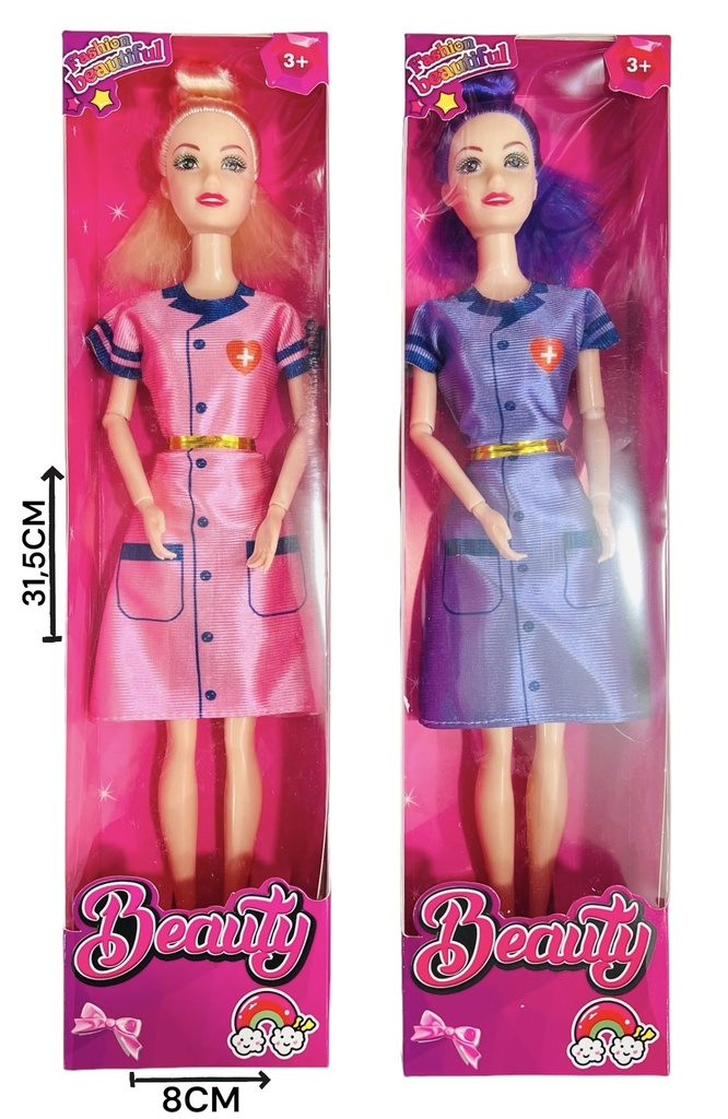 MUÑECA DOCTORA CAJA HWB200510