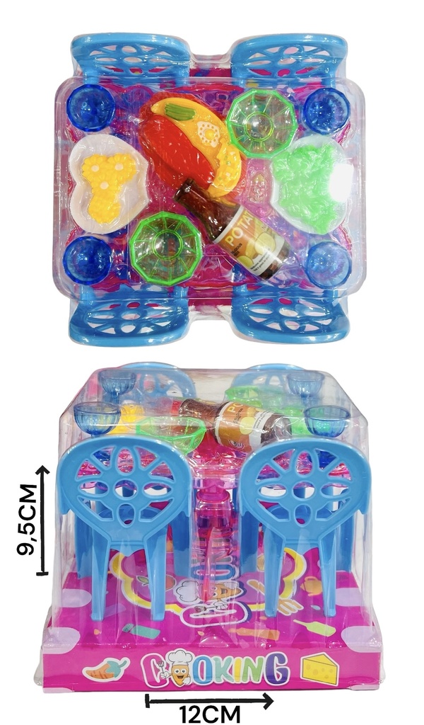 Juego De Muebles Mesa Rectangular Hw21025932