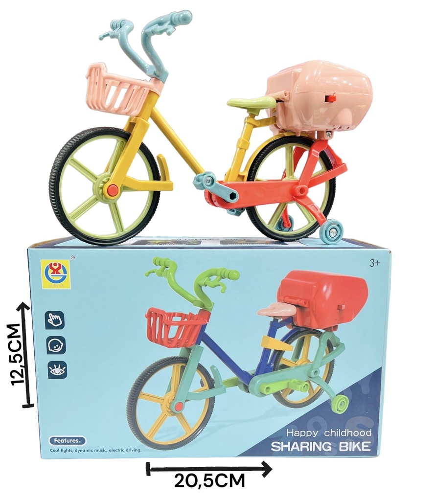 Bicicleta A Pila C/Luz Y Sonido Hw21057222
