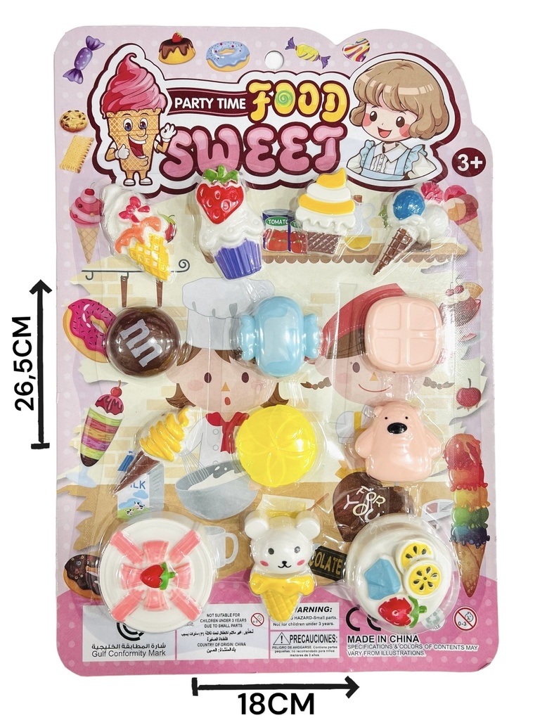 Set Cocina Dulces Con Muñequitos Hw22105663