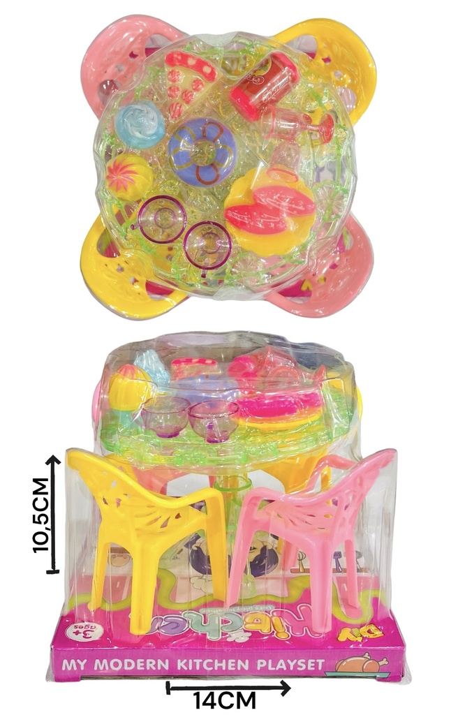 Juego De Muebles Mesa Redonda Hw23030849