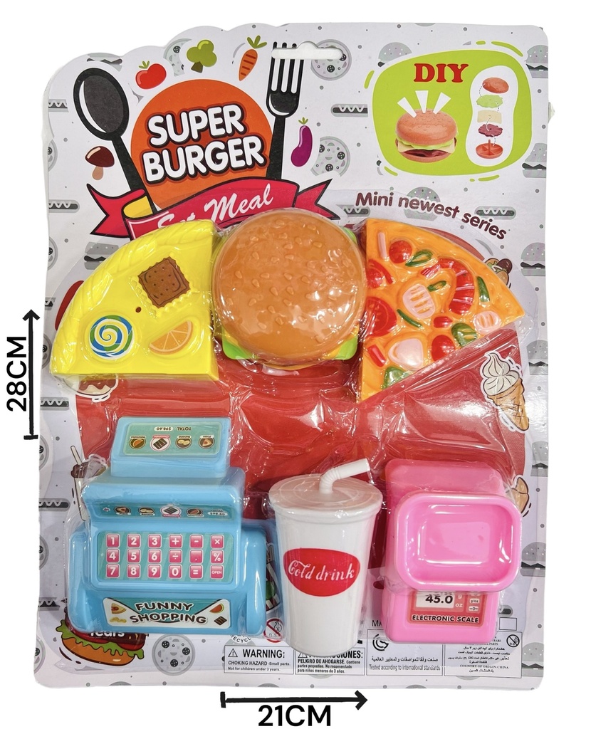 SET COCINA FAST FOOD X 6 HW23030915