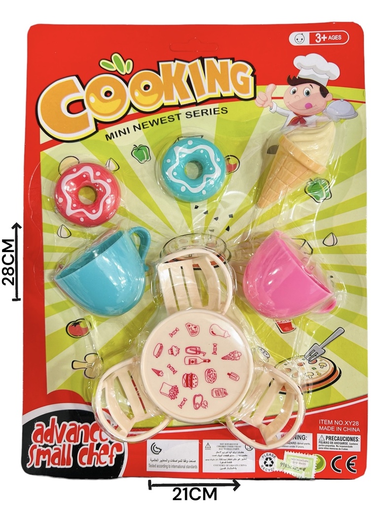 Set Cocina 2 Tacitas Con  Mesa Y Sillas Hw21097904
