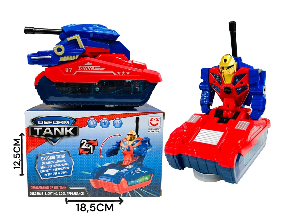 Tanque Transformer C/Luz Y Sonido Hw21020018