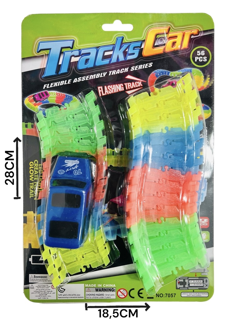 Auto Con Pista 56 Piezas Hw19022086