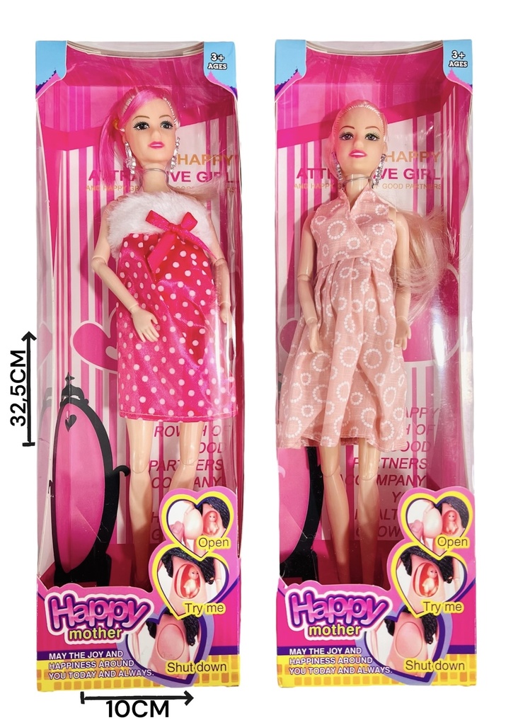 MuÑEca 11"Embarazada En Caja Hwb149528
