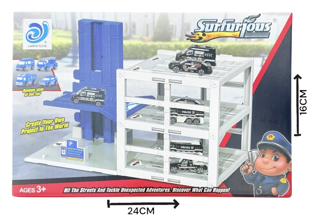 Pista De Autos Policia Hw20002717