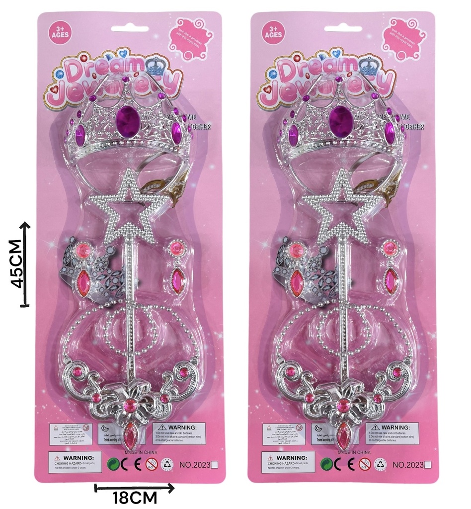 Set De Princesa Corona Y Accesorios