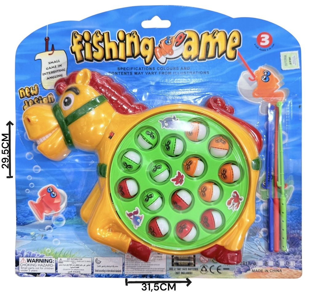 Pesca Caballo A Pila  En Blister