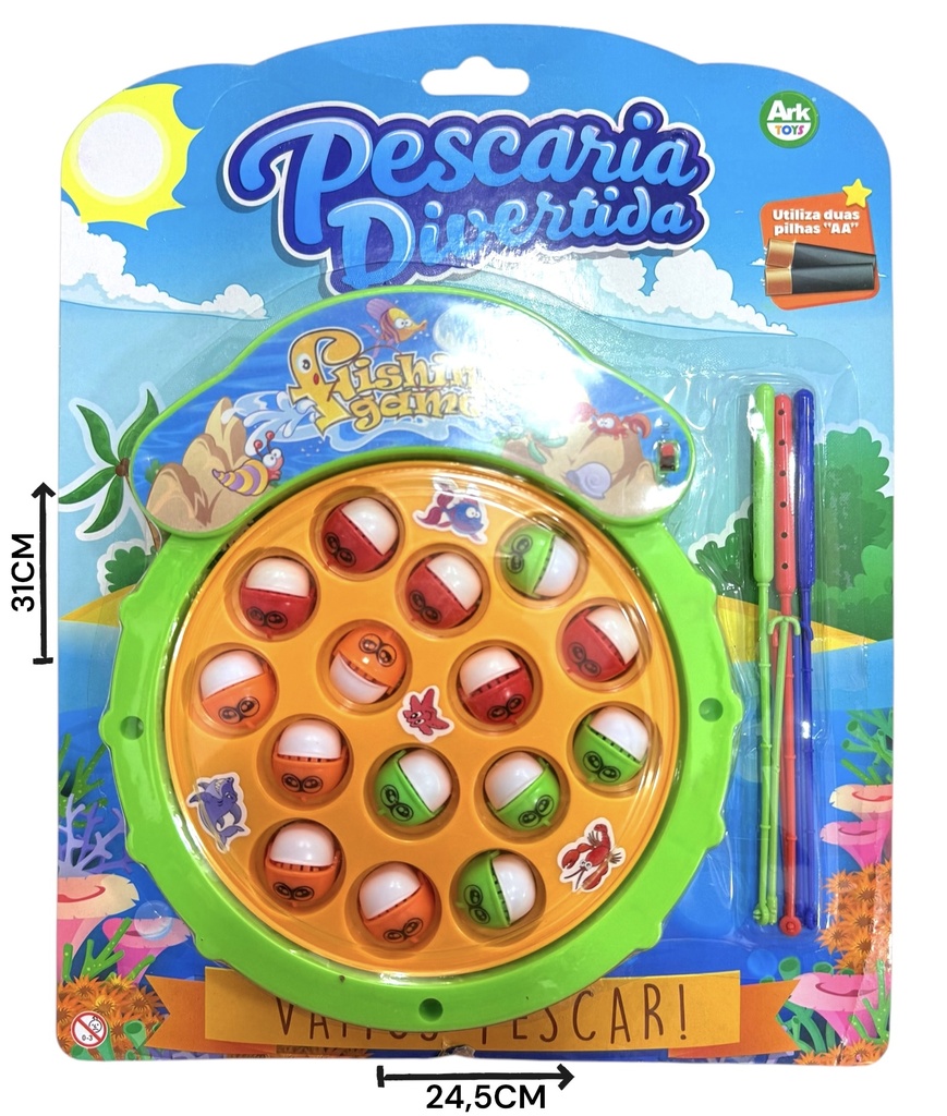 Pesca Circulo A Pila En Blister