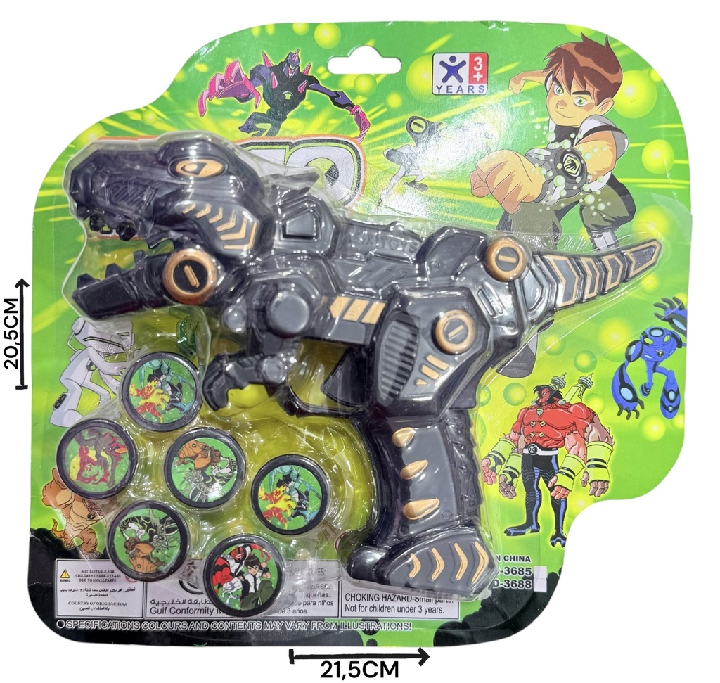 Pistola Dino Lanza Tazos