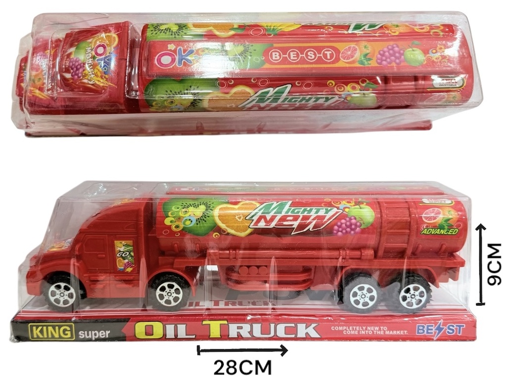 Camion A Friccion 28,5X7,5X9Cm