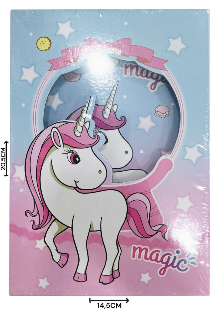 DIARIO UNICORNIO CON CANDADO