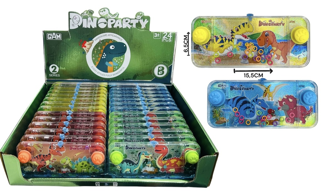 JUEGO DE AGUA DINOSAURIO Displayx12