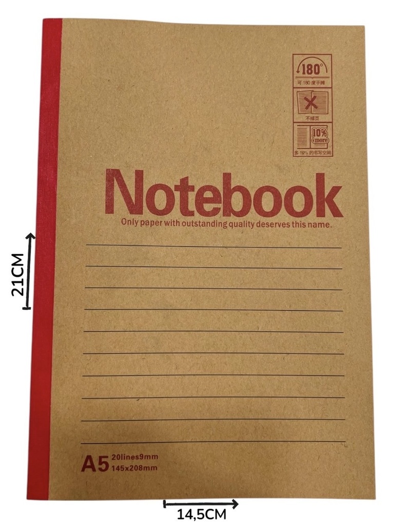Cuaderno A5 200X139Mm