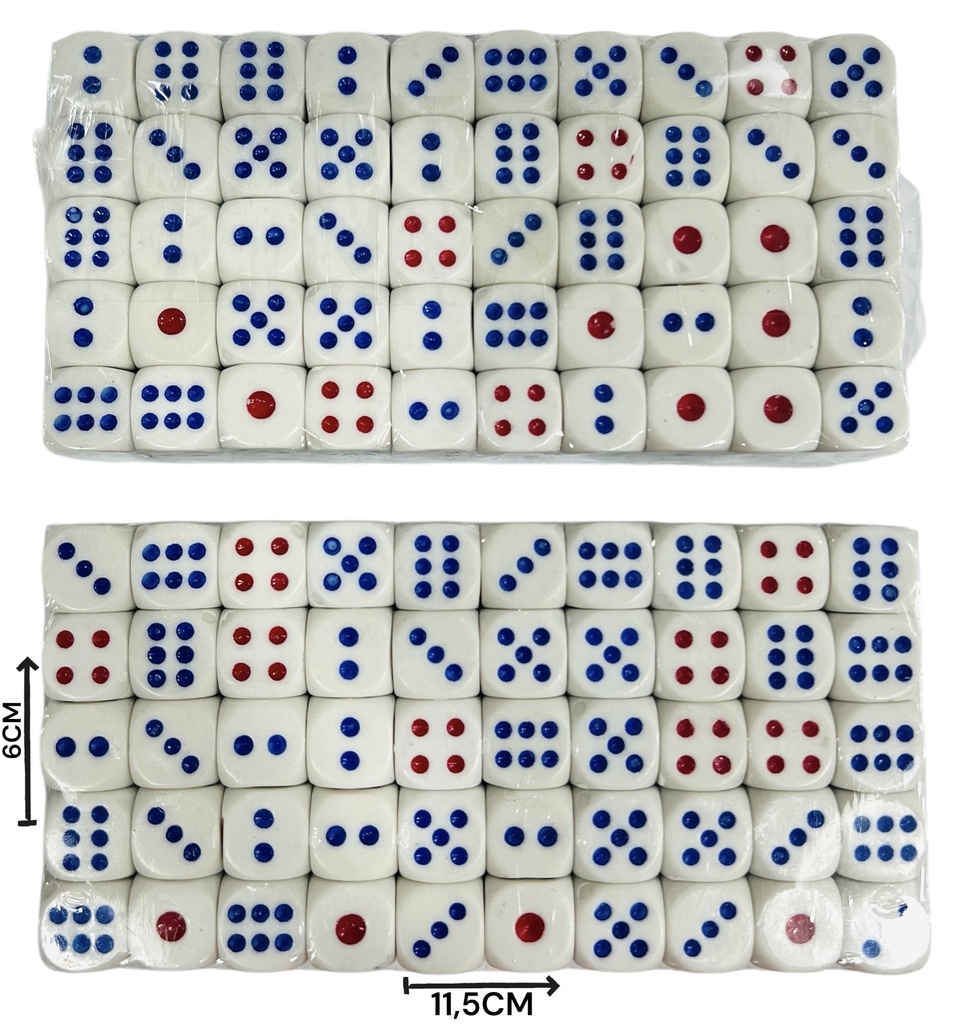 Dados De PlÁStico X100