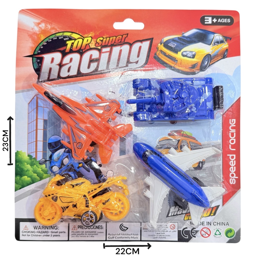 Set De Vehiculos X4