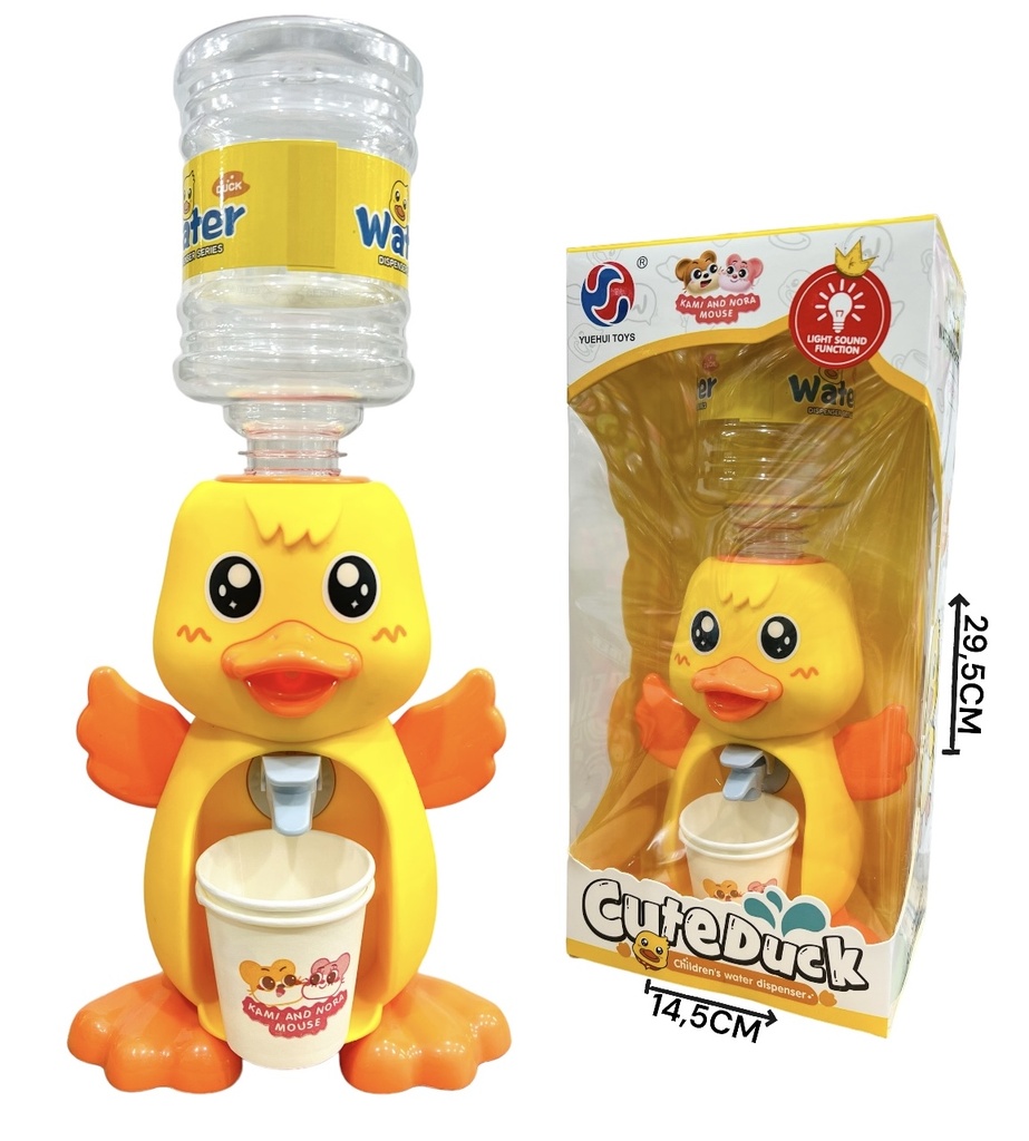 DISPENSER PATITO CON LUZ Y SONIDO