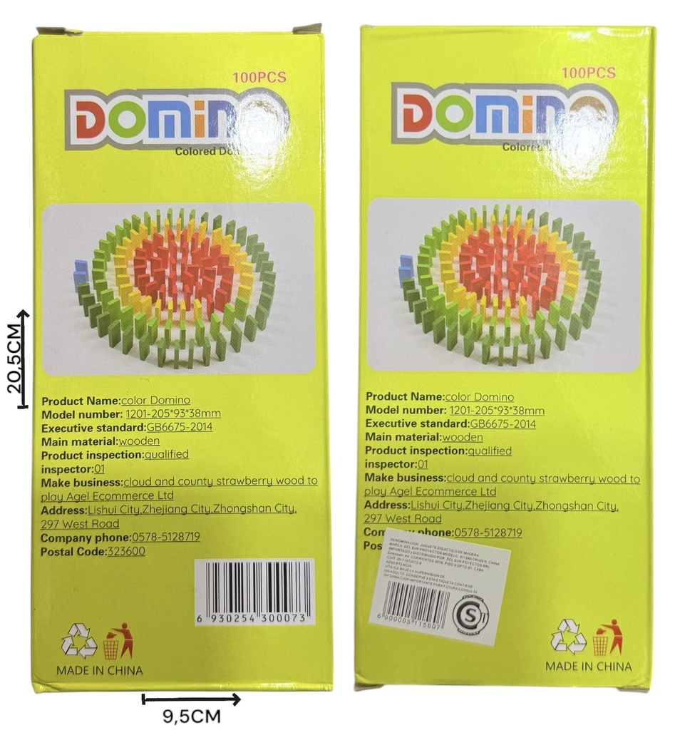 Domino X100 Piezas
