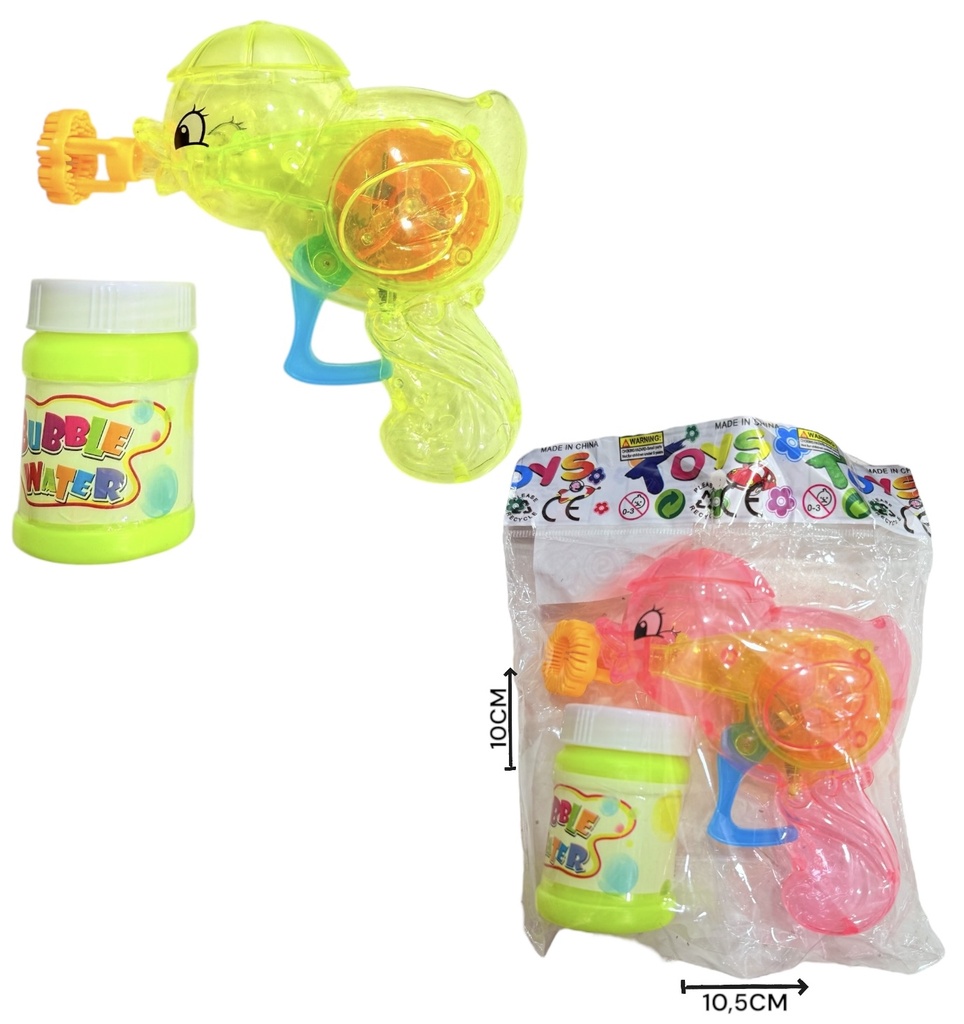Burbujero A Friccion Con Luz Pato Bolsa