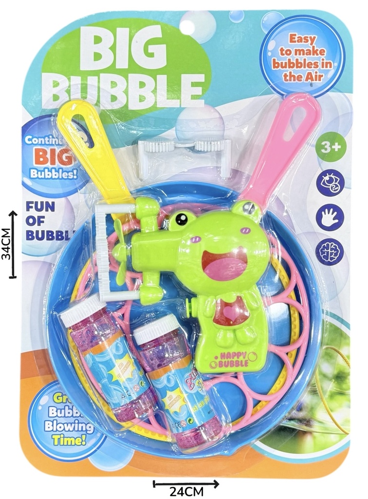 Burbujero Pistola Rana En Blister