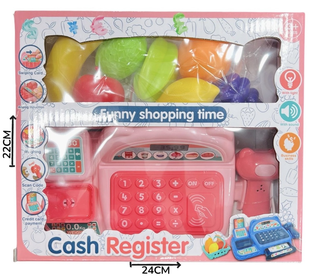 Caja Registradora Con Frutas