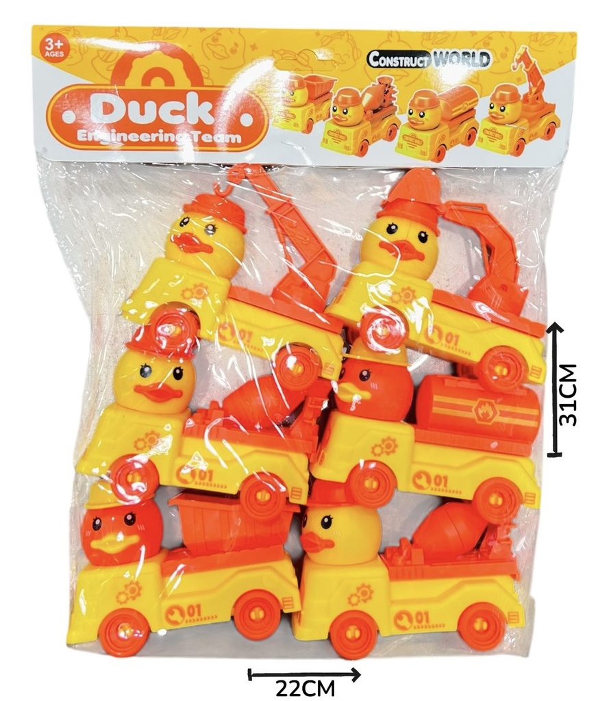 Camion Construccion Patito x6