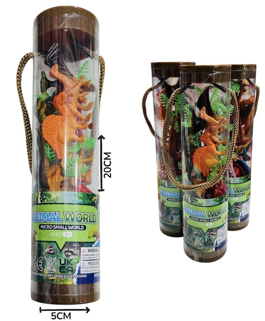 Dinosaurio En Tubo