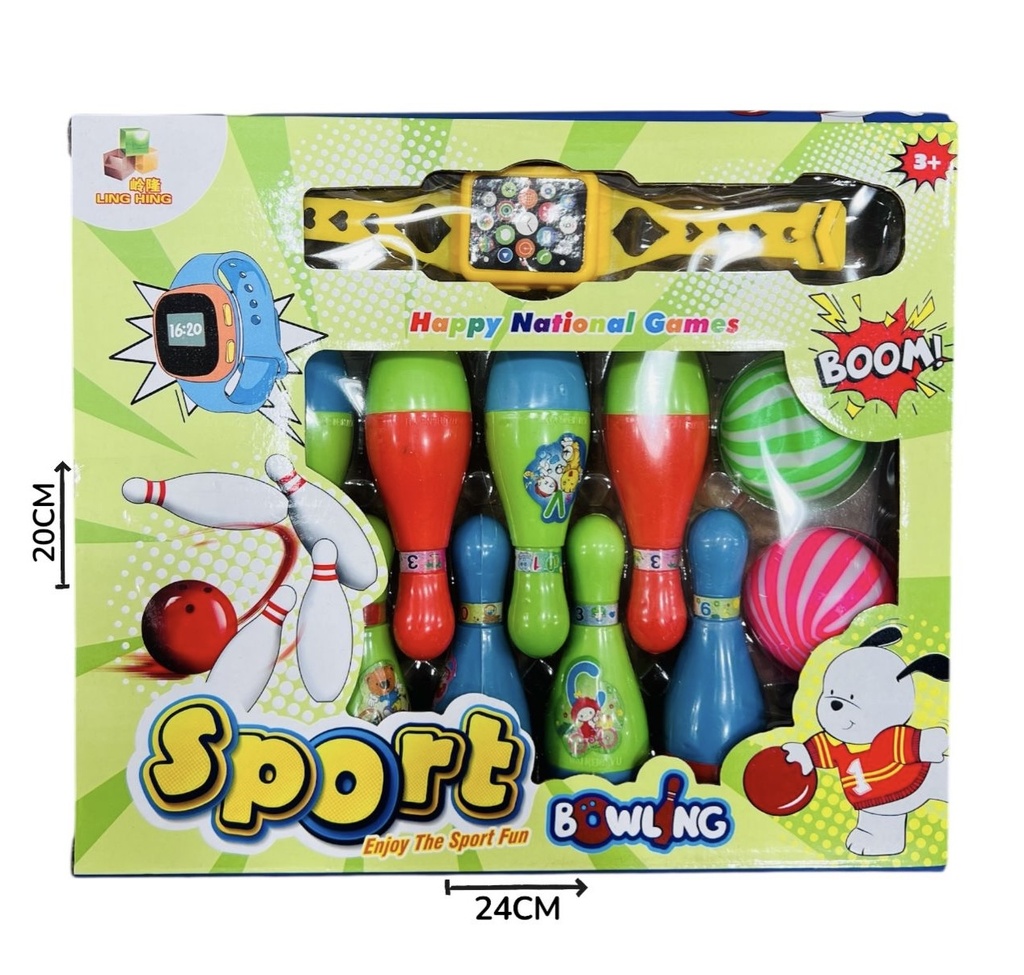 Mini Juego Bowling Con Reloj