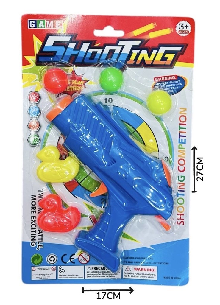 Pistola Lanza Bolas En Blister