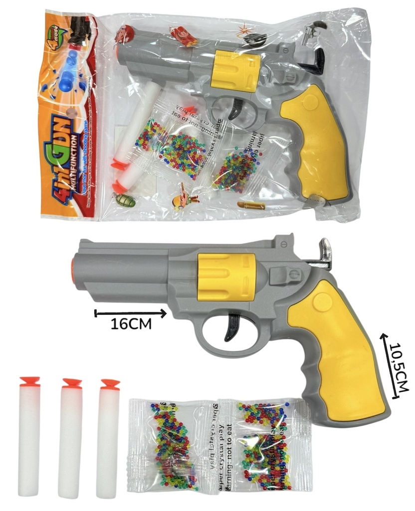 Pistola Hidrogel Y Lanza Dardos En Bolsa
