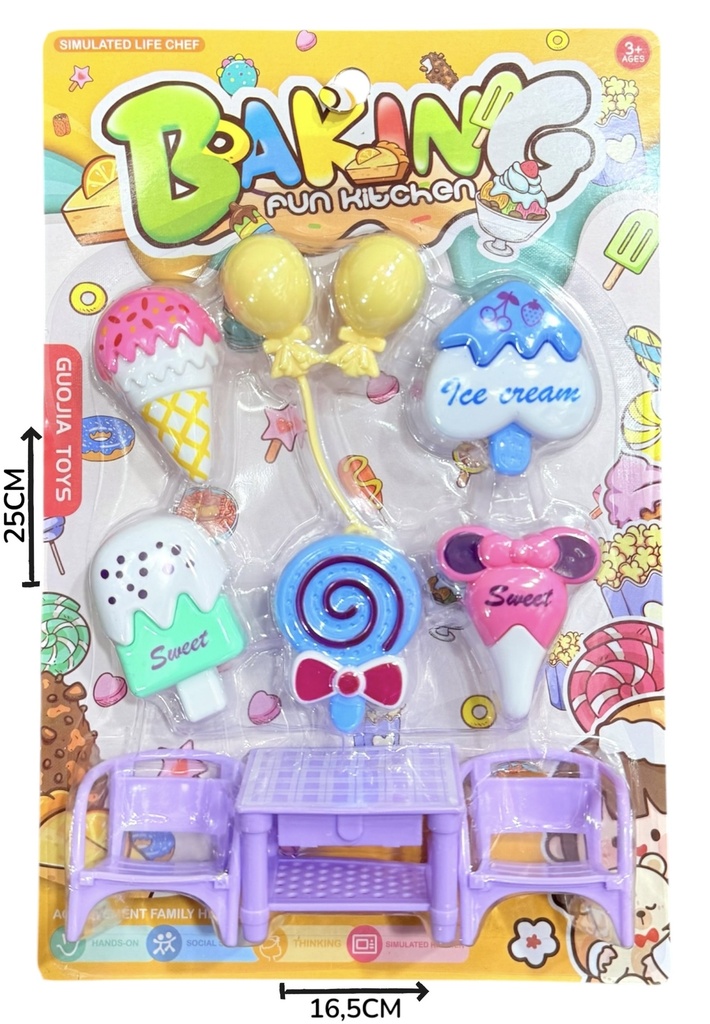 Set De Cocina Dulces En Blister