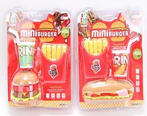 Set Cocina Hamburguesa En Blister