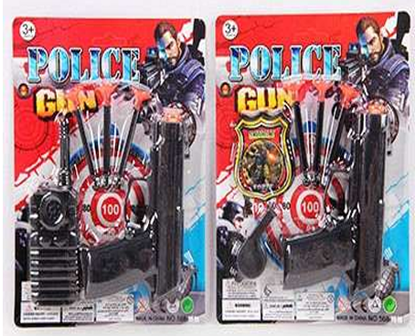 Set Policia Con Dardos En Blister