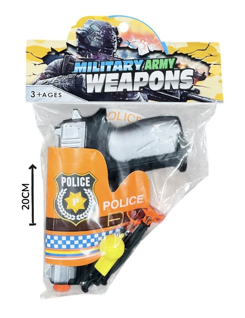 Set Policia Con Dardos En Bolsa