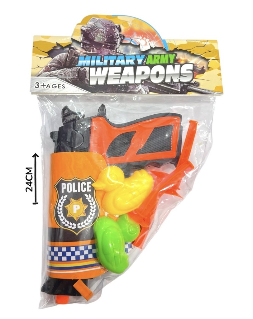 Set Policia Lanza Dardos En Bolsa
