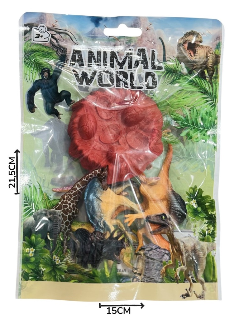 Set Dinosaurios X 5 En Bolsa