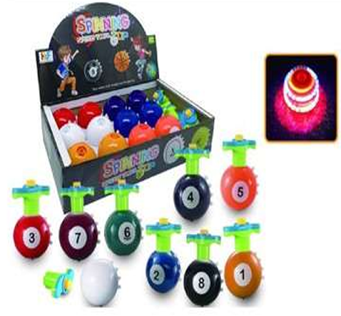 Trompo Bola Con Luz Y Sonido Display X 12