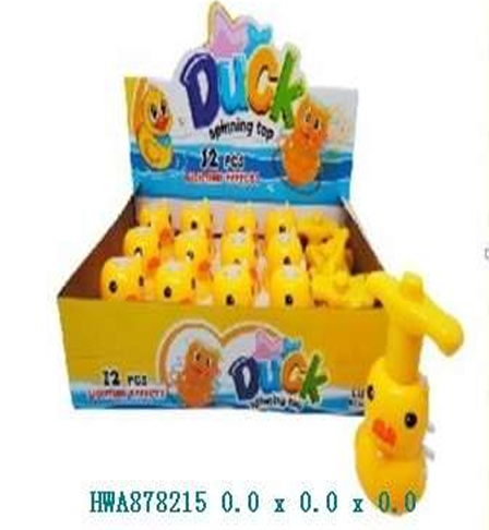Trompo Pato Con Luz Display X 12
