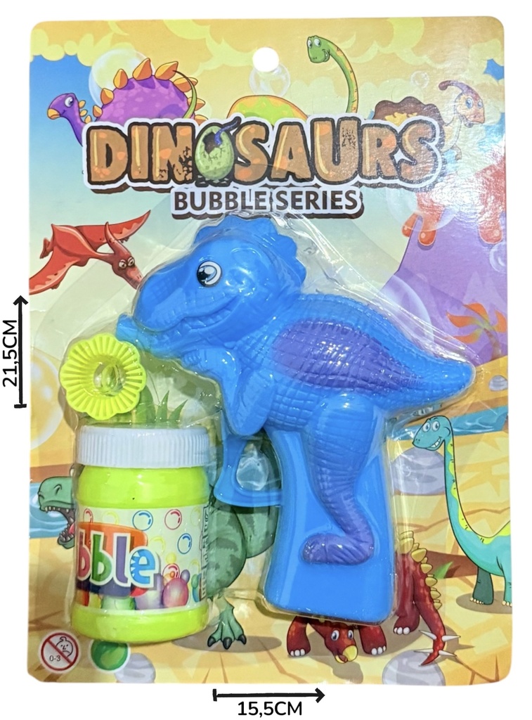 Burbujero Pistola Dinosaurio