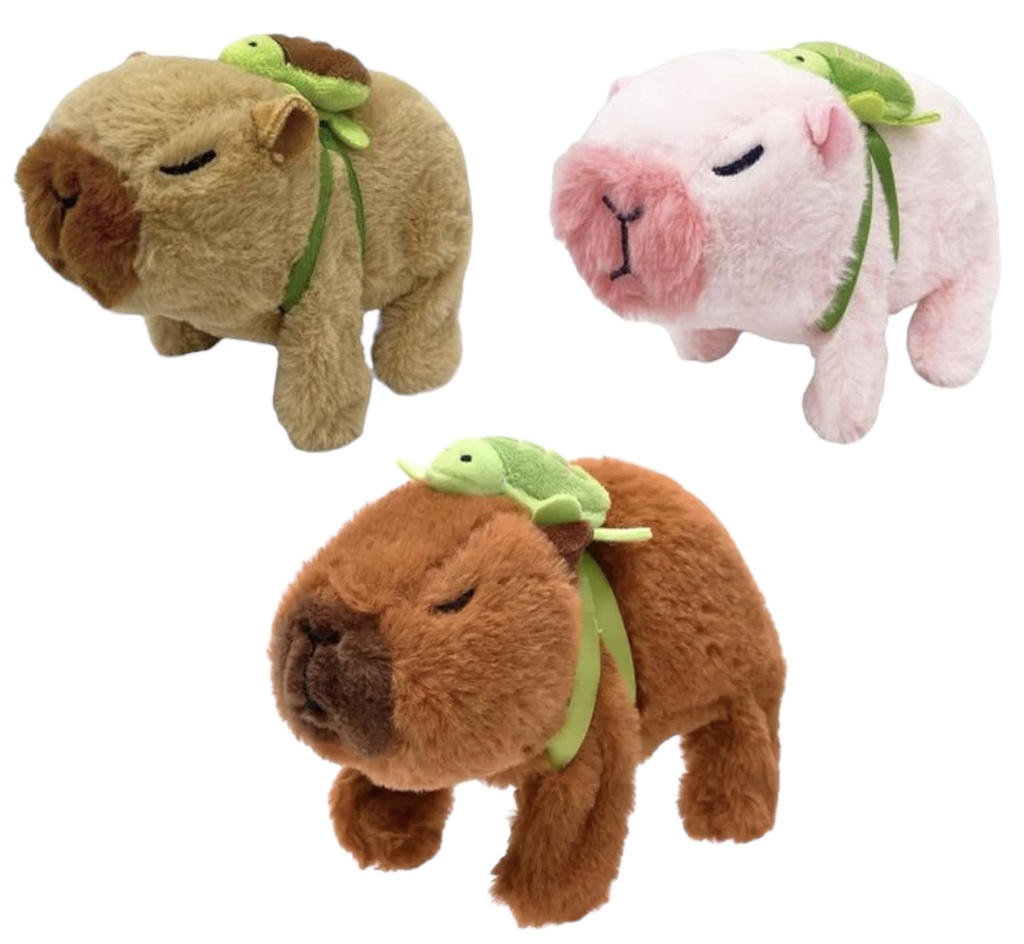 Capibara Con Mochila A Pila
