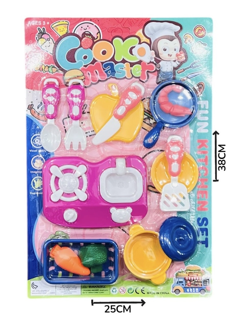 Set De Cocina En Blister