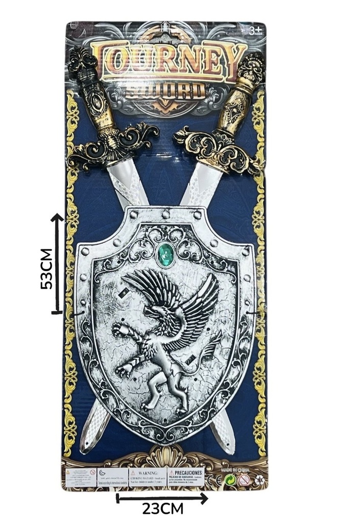 Escudo Y Espadas x2