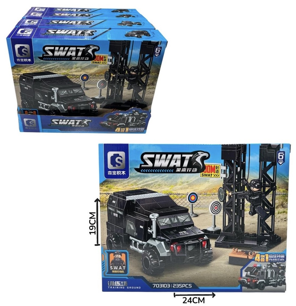 Bloques Para Armar 4 En 1 Sembo Displayx4