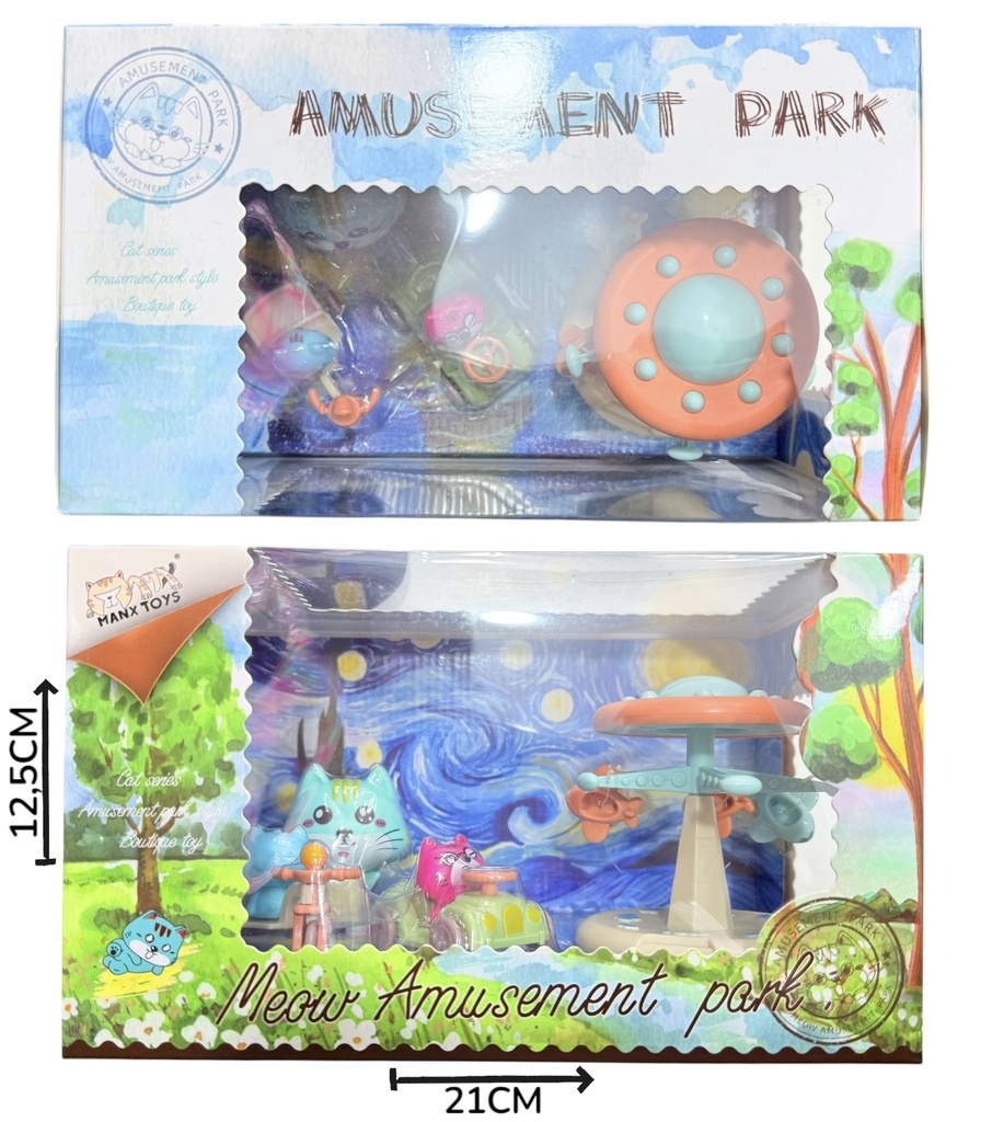 Ternurin Gatito Con Carrusel Y Accesorios