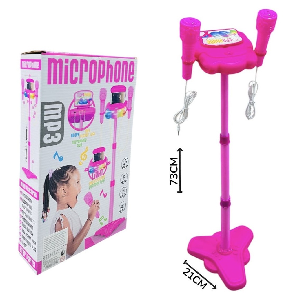 Microfono Doble Karaoke Mp3