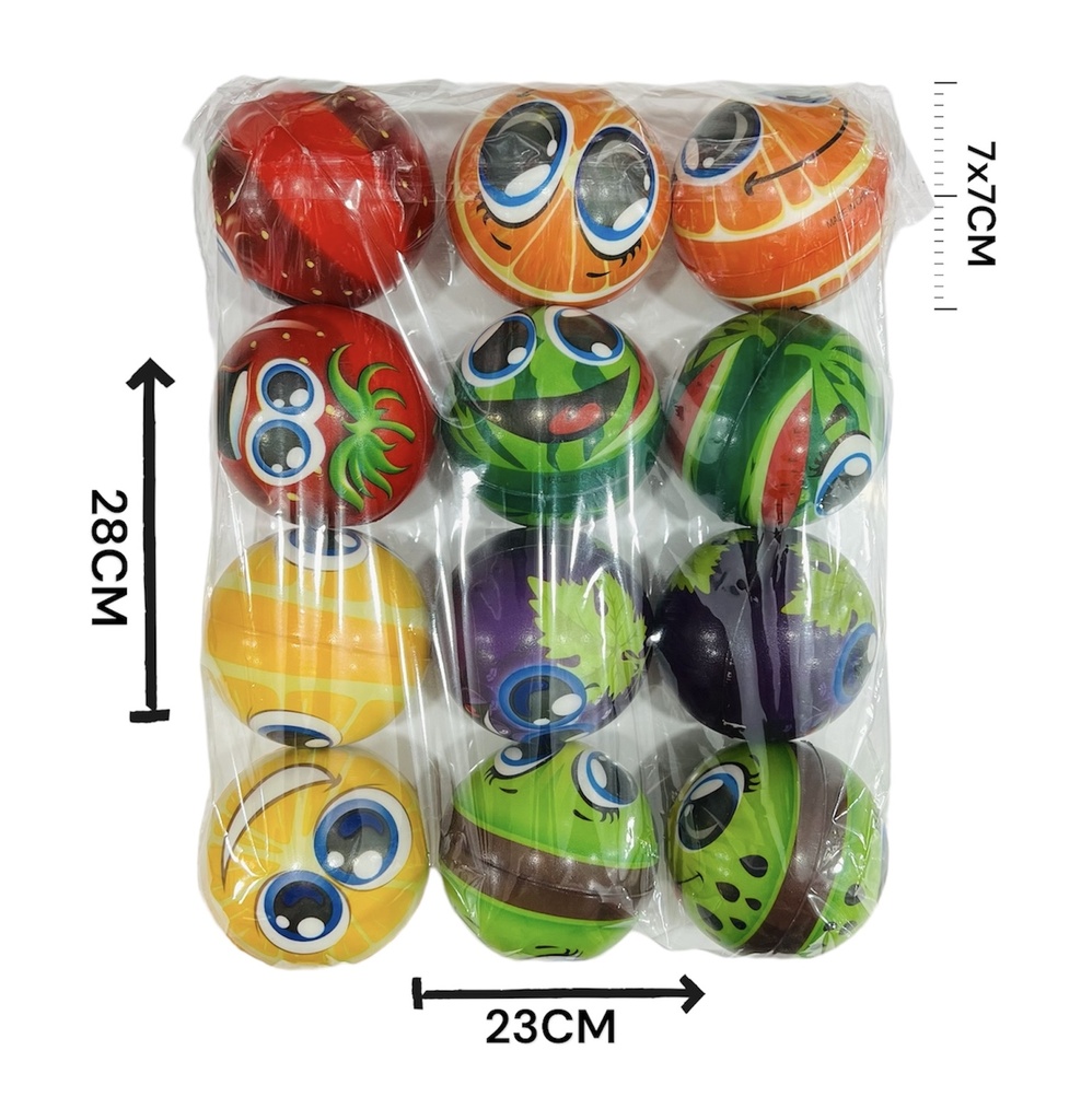 Pelota Antiestres Surtido x12 Grande