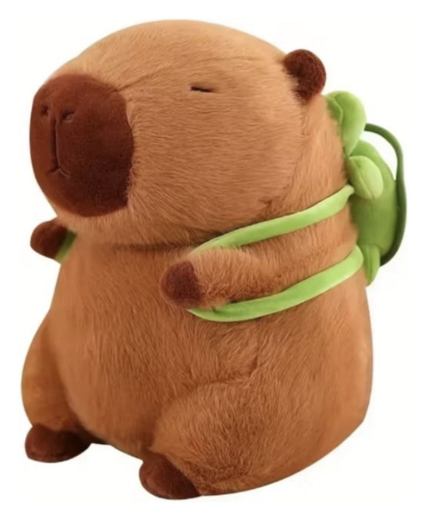 Peluche Capibara Con Tortuga