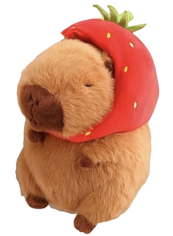 Peluche Capibara Frutilla